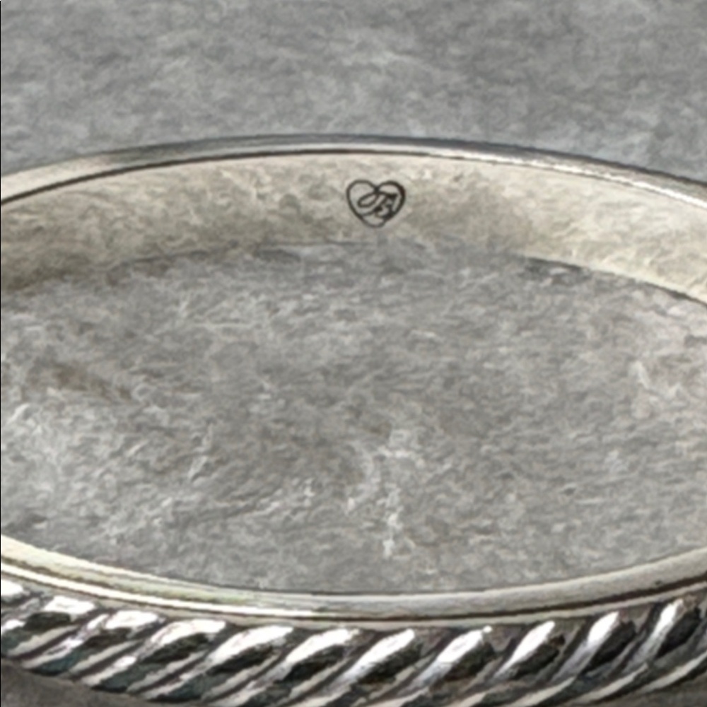 Brighton Sacred Love Silver Tone Hinge Bracelet - Picture 5 of 8